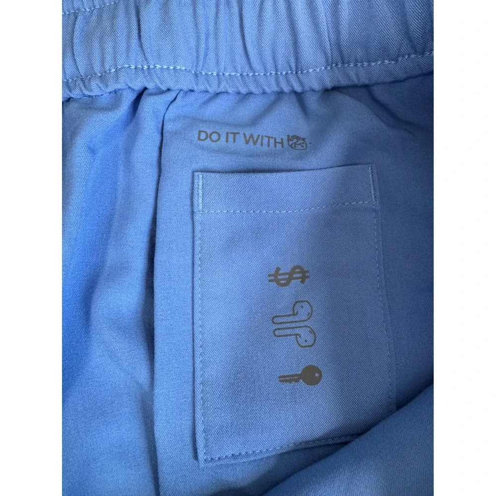 FIGS Tansen Jogger Scrub Pants Mens Medium Tall MT Ceil Blue NEW
